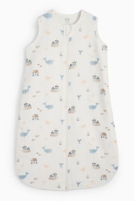 Bootjes en zeedieren - babyslaapzak - 6 tot 18 maanden