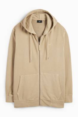 Sweatvest met capuchon