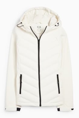 Funktions-Thermojacke mit Kapuze - wasserabweisend
