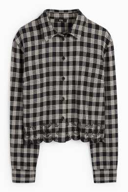 Blusa di flanella - a quadretti