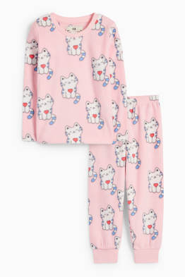 Katze - Winterpyjama - 2 teilig