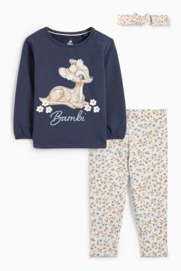 Bambi - completo per neonate - 3 pezzi