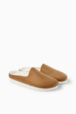 Pantofole - similpelle scamosciata