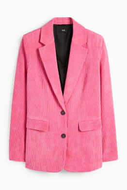 Lange blazer van corduroy - regular fit