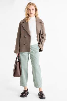 Cordhose - High Waist - Barrel Leg - LYCRA®