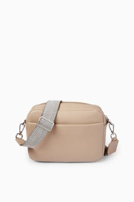 Taška přes rameno s odnímatelným popruhem - imitace kůže