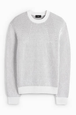 Pullover - gerippt