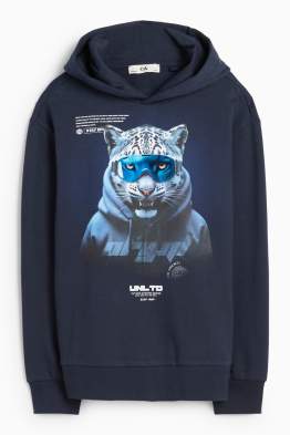 Irbis śnieżny - bluza z kapturem