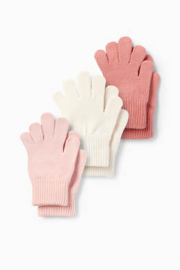 Lot de 3 paires - gants