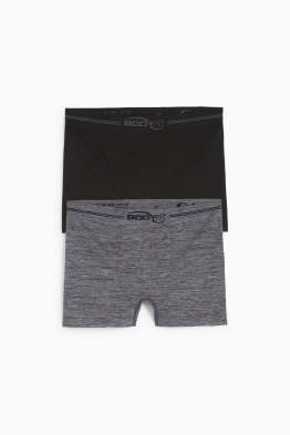 Wielopak, 2 pary - obcisłe bokserki - bezszwowe