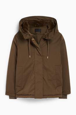 Veste à capuche - doublée - finition déperlante