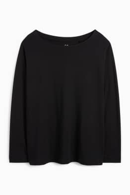 Koszulka z długim rękawem basic - regular fit