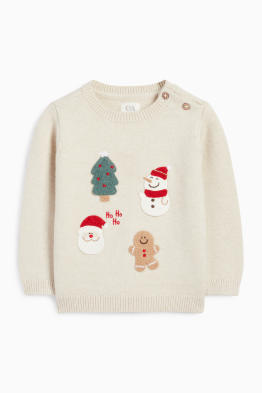 Babbo Natale - maglione natalizio per neonati
