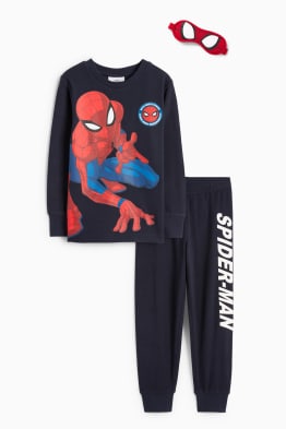Spider-Man - conjunto - pijama y antifaz - 3 prendas