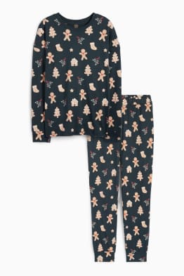 Mini Me - Damen-Weihnachts-Pyjama - gemustert