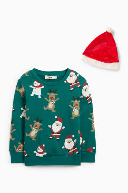 Pare Noel - conjunt - dessuadora i gorra nadalenca