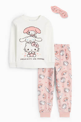 Hello Kitty and Friends - set - pigiama invernale e mascherina