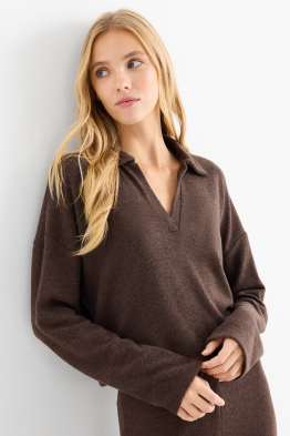 Pullover - gerippt