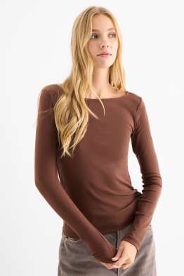 Langarmshirt - Slim Fit