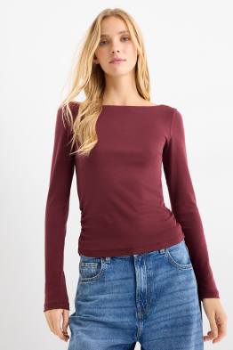 Langarmshirt - Slim Fit