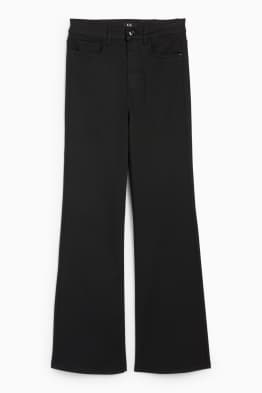Pantaloni - vita alta - flared