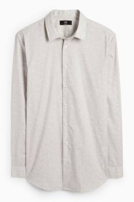 Business košile - slim fit - kent - se vzorem