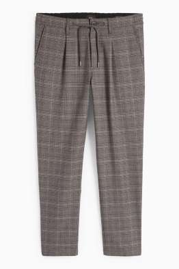 Chinos - tapered fit - check