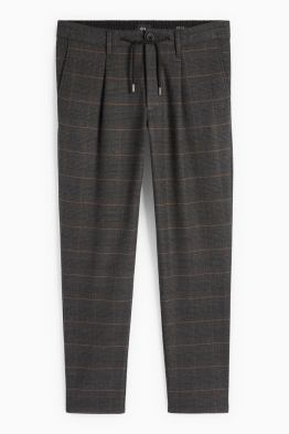 Chino - tapered fit - à carreaux