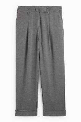 Pantalón de tela - mid waist - straight fit