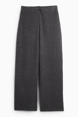 Knitted joggers - ribbed