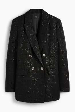 Business blejzr s flitry - regular fit