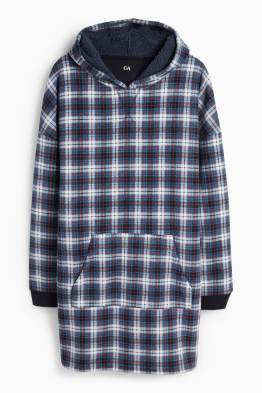 Hoodie-Decke - kariert