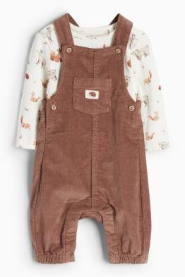 Divoká zvířata - outfit pro miminka - 2dílný