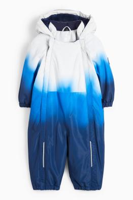 Combinaison de ski à capuche - imperméable - à motif