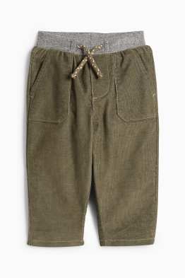 Pantalons de pana tèrmics per a nadó