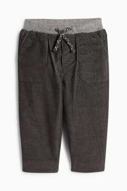 Baby thermal corduroy trousers