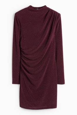 Robe Bodycon avec pierres de strass