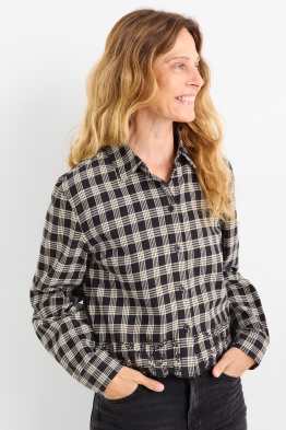 Blusa di flanella - a quadretti
