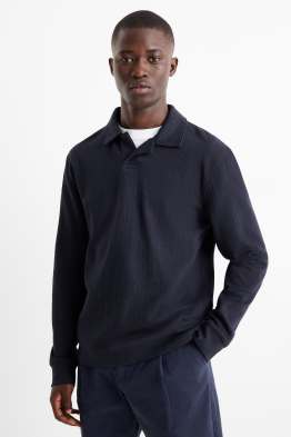 Poloshirt - Relaxed Fit - strukturiert