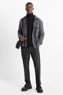 Chino - Tapered Fit - Nadelstreifen
