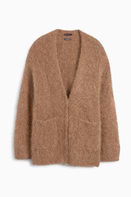 Strickjacke - Alpaka-Mix