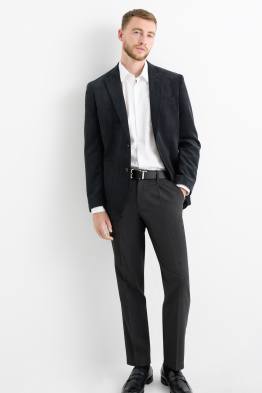 Chino en flanelle - tapered fit