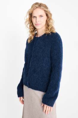 Strickjacke - Alpaka-Mix