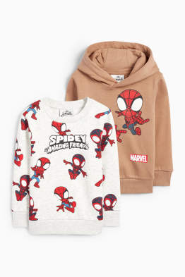 Multipack 2er - Spidey - Hoodie und Sweatshirt