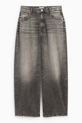 Balloon jeans - mid-rise waist