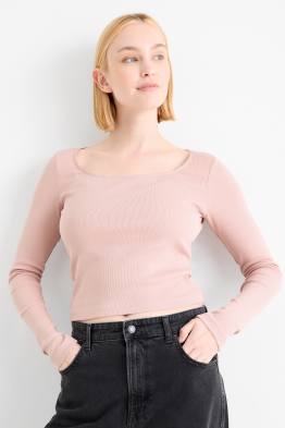Maglia a maniche lunghe - corta - a coste