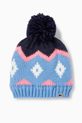 Gorro d’esquí amb borla - amb motiu