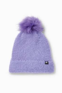 Gorro d’esquí amb borla - acanalada