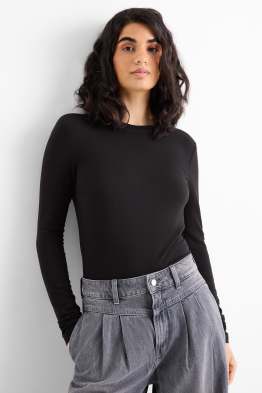 Tričko s dlouhým rukávem - slim fit