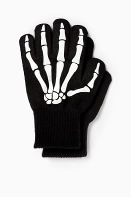 Halloween - Skelett - Handschuhe - Glow in the dark